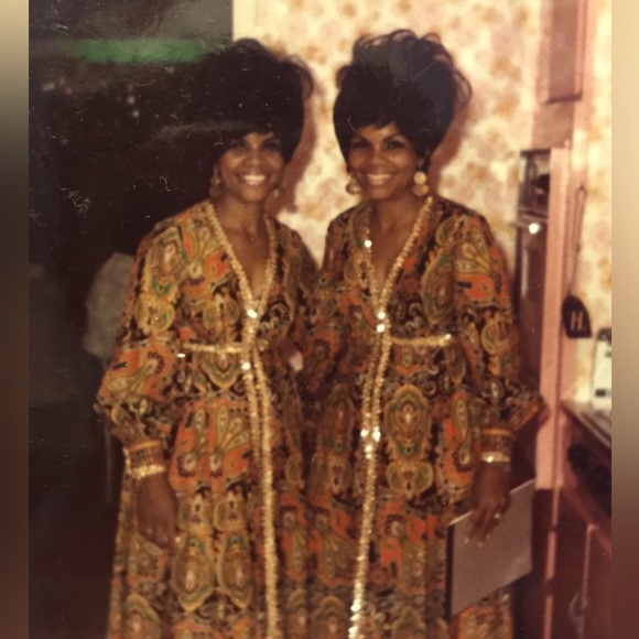 1960s vintage rare psychedelic paisley palazzo jumpsuit size XS - Picture 2 of 4